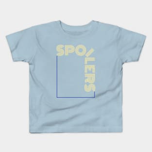 Doctor Who Spoilers Kids T-Shirt